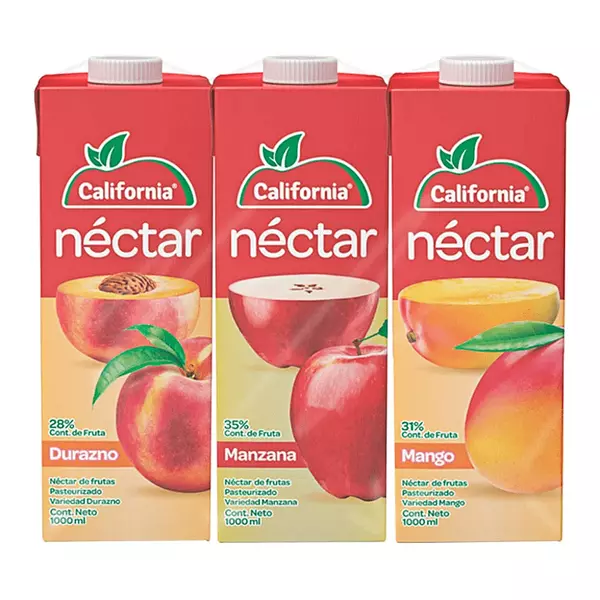 Nectar California Multisabor Tetra 3*1000ml