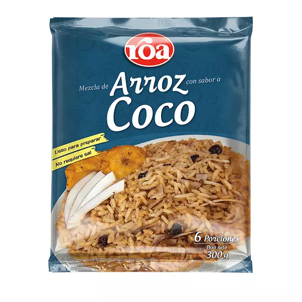 Arroz Roz con Sabor A Coco 300g