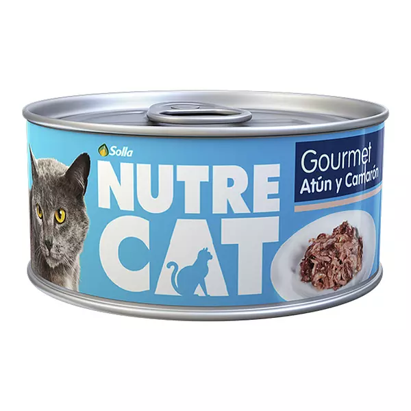 Nutre Cat 85gr Gourmet Atun y Camaron