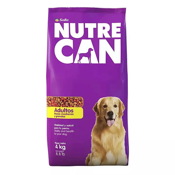 Alimento para Perros Nutre Can Razas M/G 4k