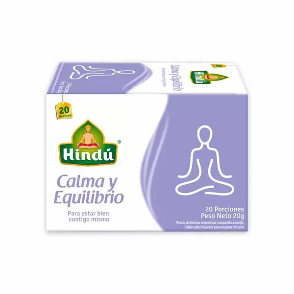 Aromatica Hindu Calma y Equilibrio 20 Und