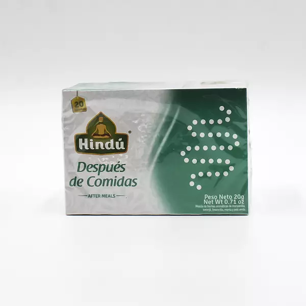 Aromatica Hindu Despues de Comidas 20 Und