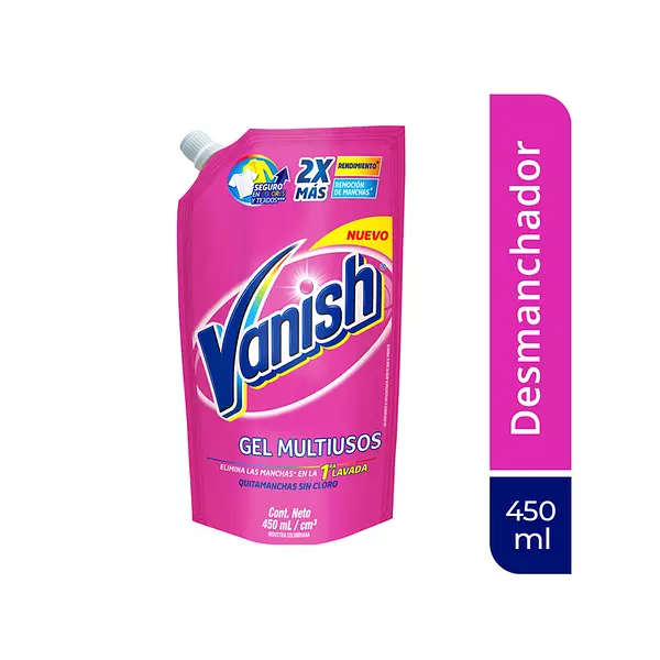 Desmanchador Vanish Rosa Doypack 450ml