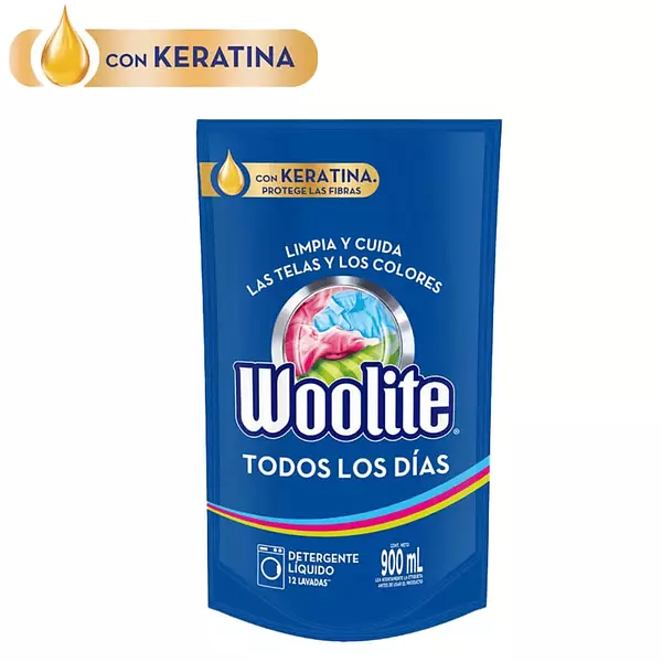 Detergente Woolite Regular Doypack 900ml