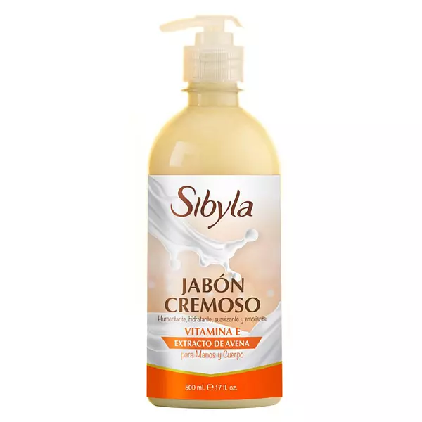 Jabon Liquido Sibyla Avena Valvula 500ml