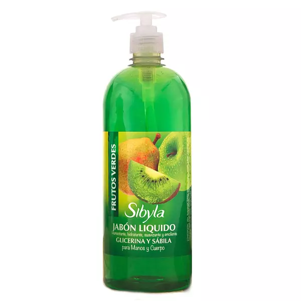 Jabon Liquido Sibyla Frutos Verdes Doypack 1000ml