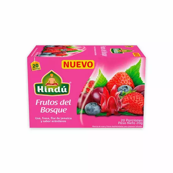 Aromatica Hindu Frutos del Bosque 20 Und