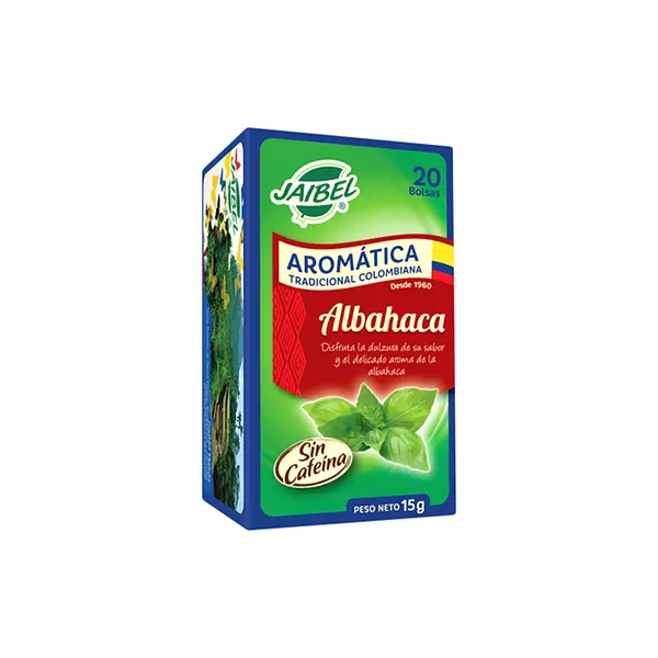 Aromatica Jaibel de Albahaca 20 Und