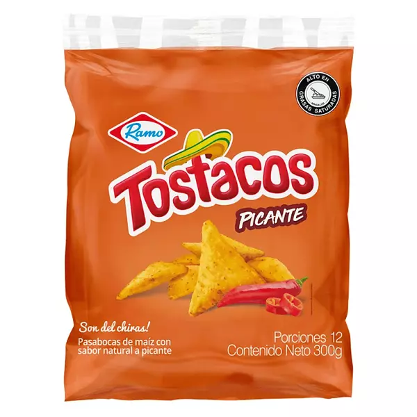 Tostacos Picantes Ramo 12*25g