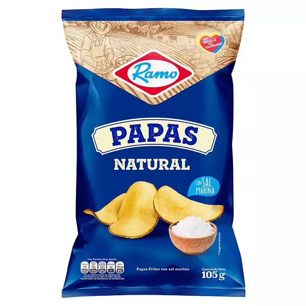 Papas Ramo Natural 105g