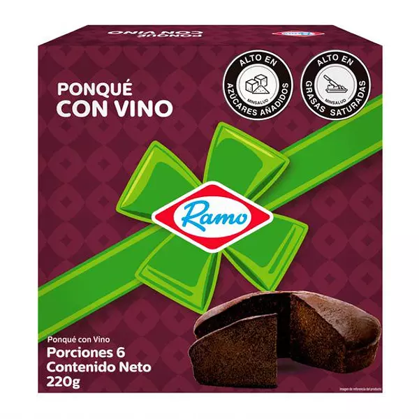 Ponque Ramo con Vino 220g