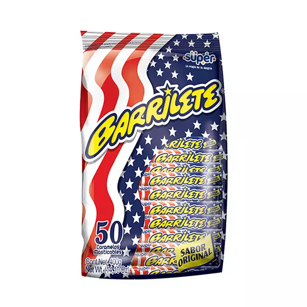 Super Barrilete Barra Masticable x 50