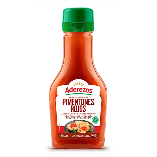 Salsa Aderezos Pimentones Rojos 265ml