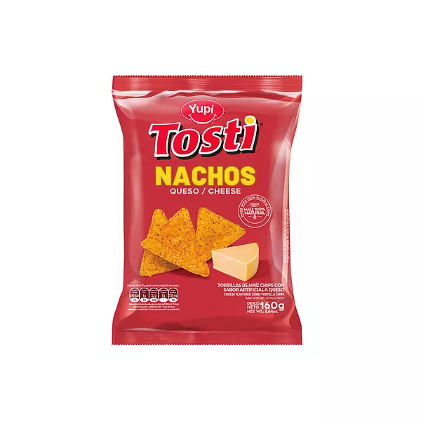 Yupi Tosti Nachos x 160gr Full Queso