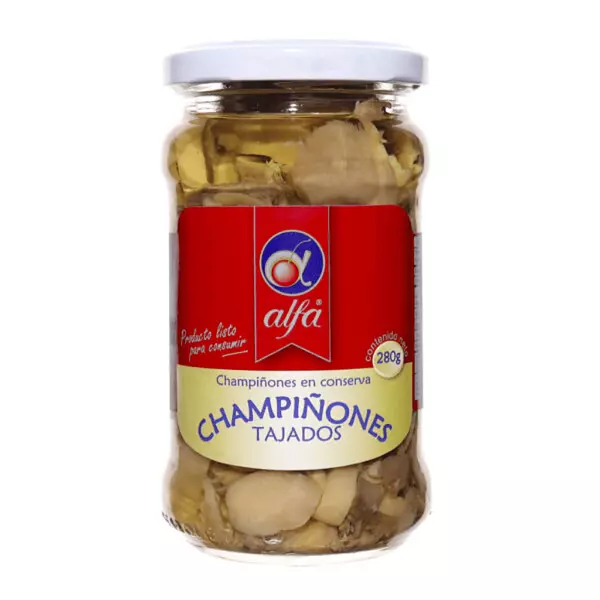 Champiñones Alfa Tajados 280g