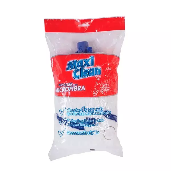 Trapero Micro Fibra Repuesto Maxi Clean 250g