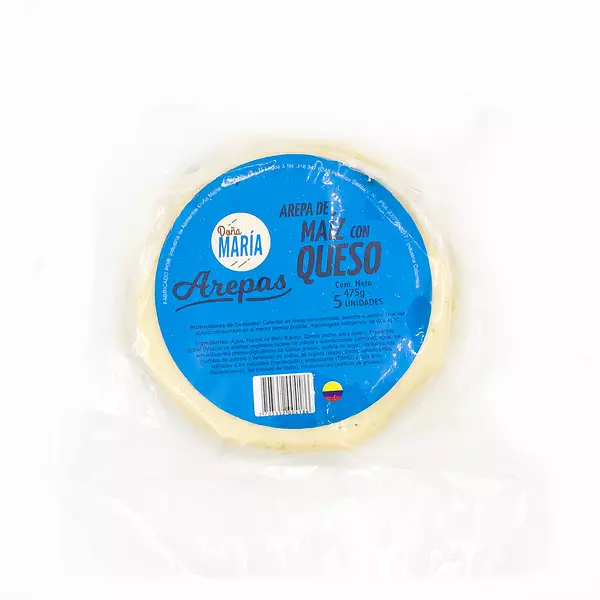 Arepas Doña Maria con Queso 475g