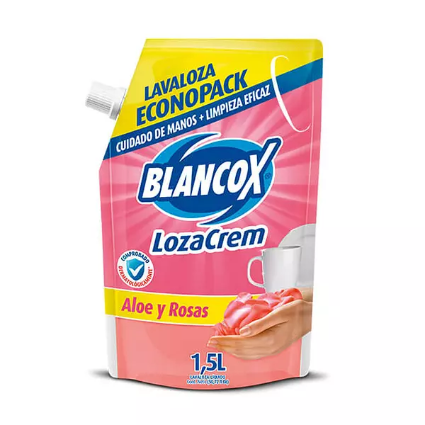 Lavaloza Blancox Lozacrem Doypack Aloe y Rosas 1.5l