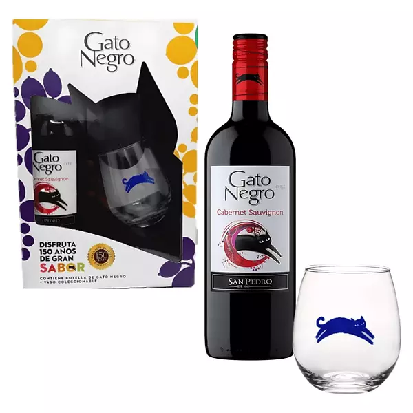 Vino Gato Negro Cabertnet Sauvignon 750ml Gts Elemento