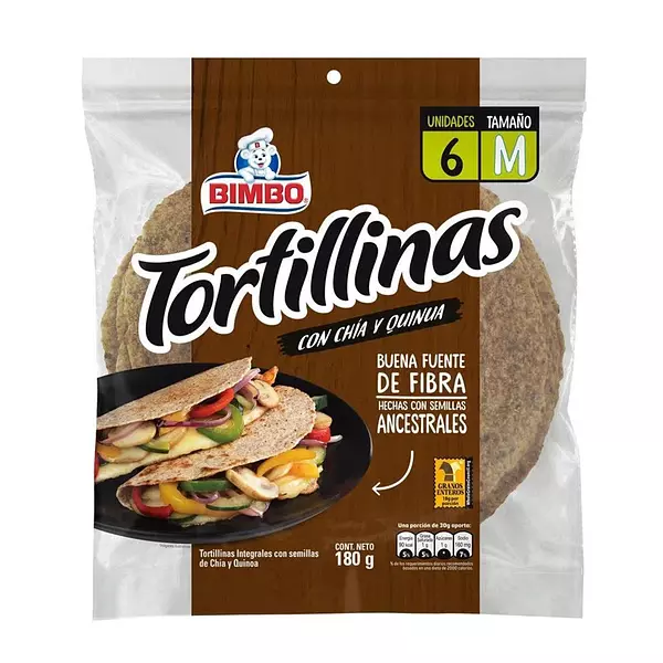 Tortillinas Bimbo con Chia y Quinua M 6*30g