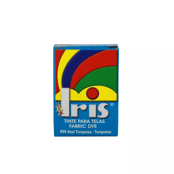 Iris Polvo para Teñir Telas x 9gr Azul Turquesa