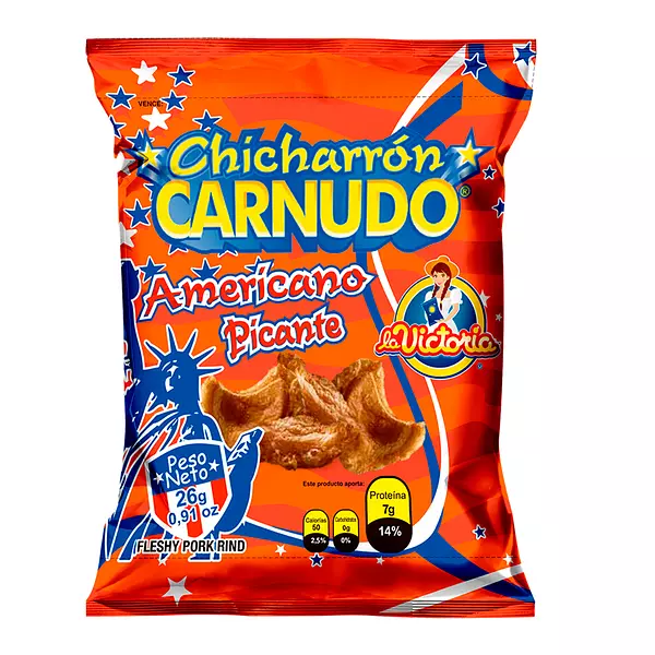 Chicharron Americano La Victoria Picante 30g