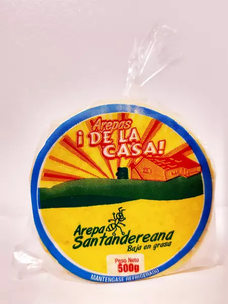 Arepa de La Casa Santandereana Baja de Grasa 500g