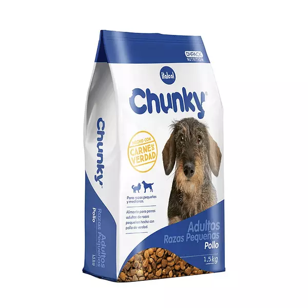 Alimento para Perro Chunky Adulto R/P 1.5k