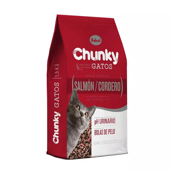 Gatos Chunky Salmon y Cordero 1.5k