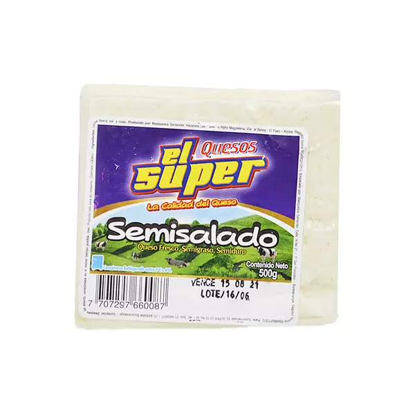 Queso El Super Semisalado 500g