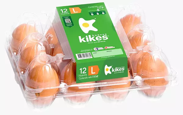 Huevos Kikes Pet L 12und