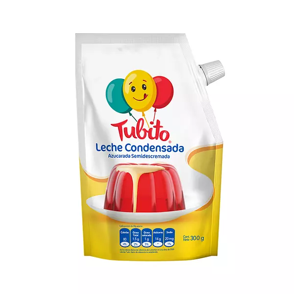 Leche Condensada El Tubito Doypack 300g