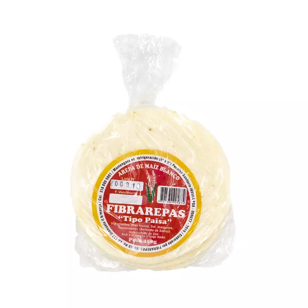 Arepa Fibrarepa Paisa 450g