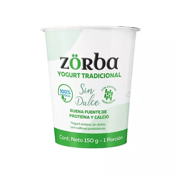 Yogurt Zorba Sin Dulce 150g