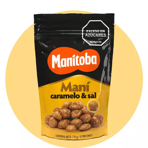 Mani Manitoba Caramelo y Sal 110g