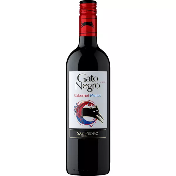 Vino Gato Negro Cabernet Merlot 750ml