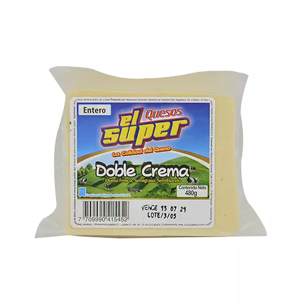 Queso El Super Doble Crema 480g