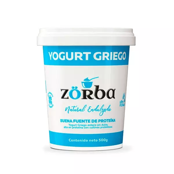 Yogurt Griego Zorba Natural con Dulce 500g