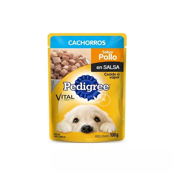 Alimento Mascotas Pedigree Pouches x 100gr Pouch Cach Pollo