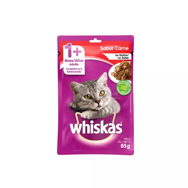 Alimento Mascotas Whiskas 85g Gatitos Carne