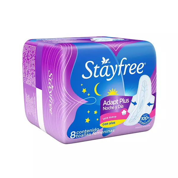 Toallas Stayfree x 8 Noche y Dia