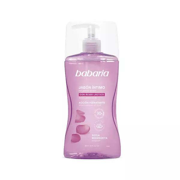 Babaria 300ml Jabon Intimo Rosa Mosqueta