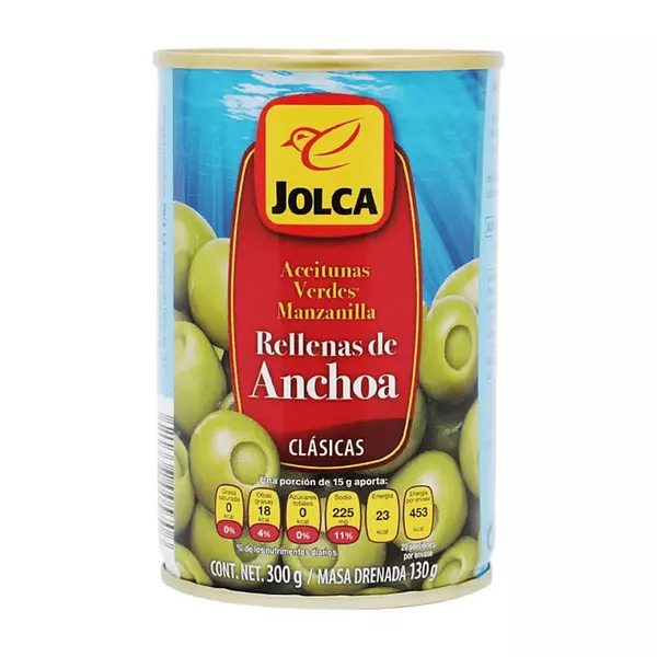 Aceituna Jolca Rellenas de Anchoa 300g