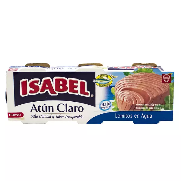 Atun Isabel de Agua Tripack 80g