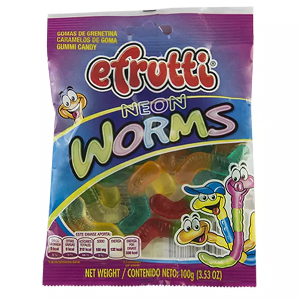 EFrutti Gomas x 100gr Neon Worms