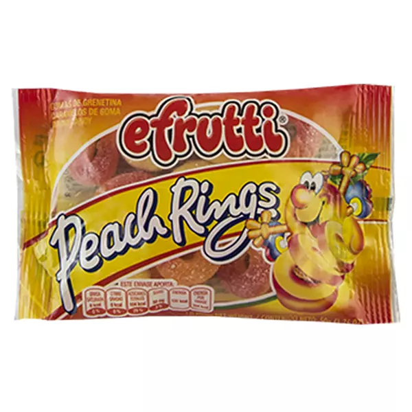 EFrutti Gomas x 50gr E. Frutti Peach Rings