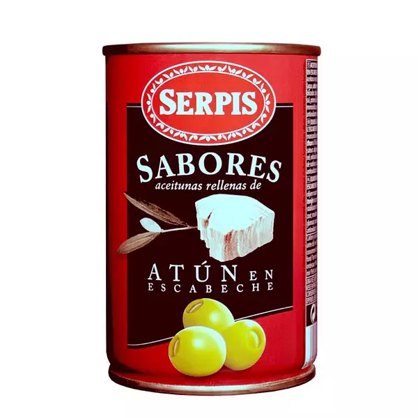 Aceitunas Rellenas de Atun Serpis 300g