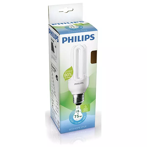 Bombillo Philips Ecohome x 18w