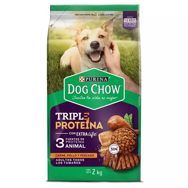 Triple Proteina Dog Chow Adulto 2kg