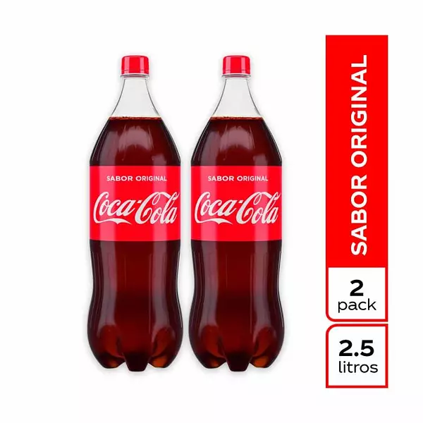 Gaseosa Coca Cola 2*2.5l